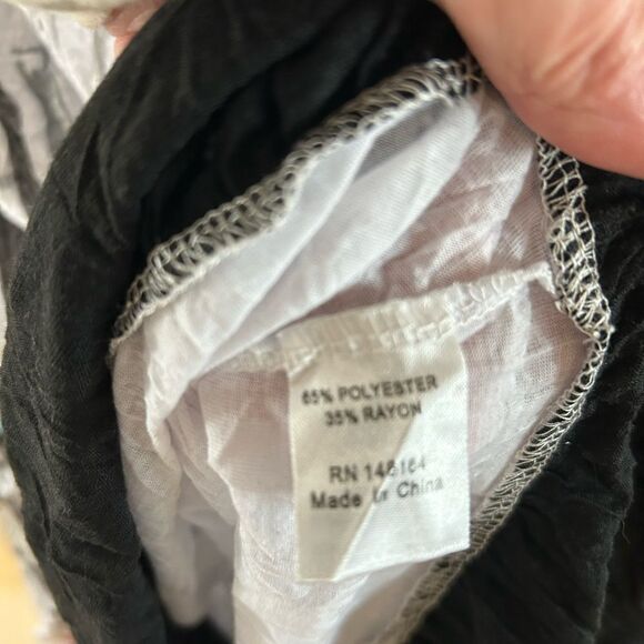 Carine Andie Dress Paris Scene Layered Crinkle S Valentine Date Night - Picture 11 of 14